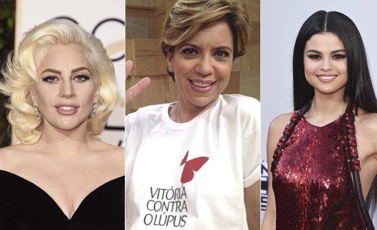 Celebridades como Lady Gaga, Astrid Fontenelle e Selena Gomez admitem ter Lupus e lutam contra a doença